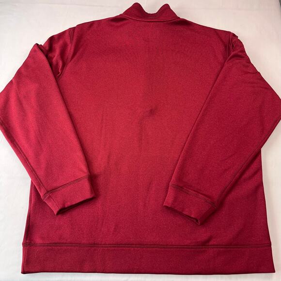 Carhartt Force Red 1/4 Zip Fleece lined sweatshirt men’s size XL Relaxed Fit - Picture 2 of 6